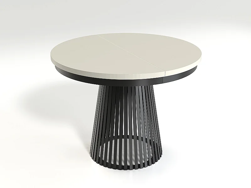 MINIO go for it, Table à rallonges GORI couleur cachemire/noir