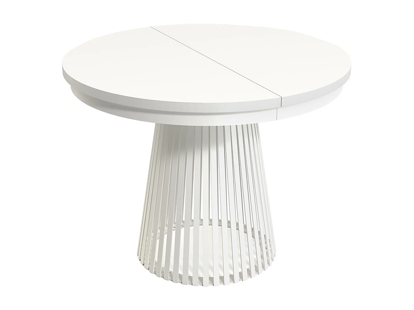 MINIO go for it, Table à rallonges GORI couleur blanc alpin/blanc