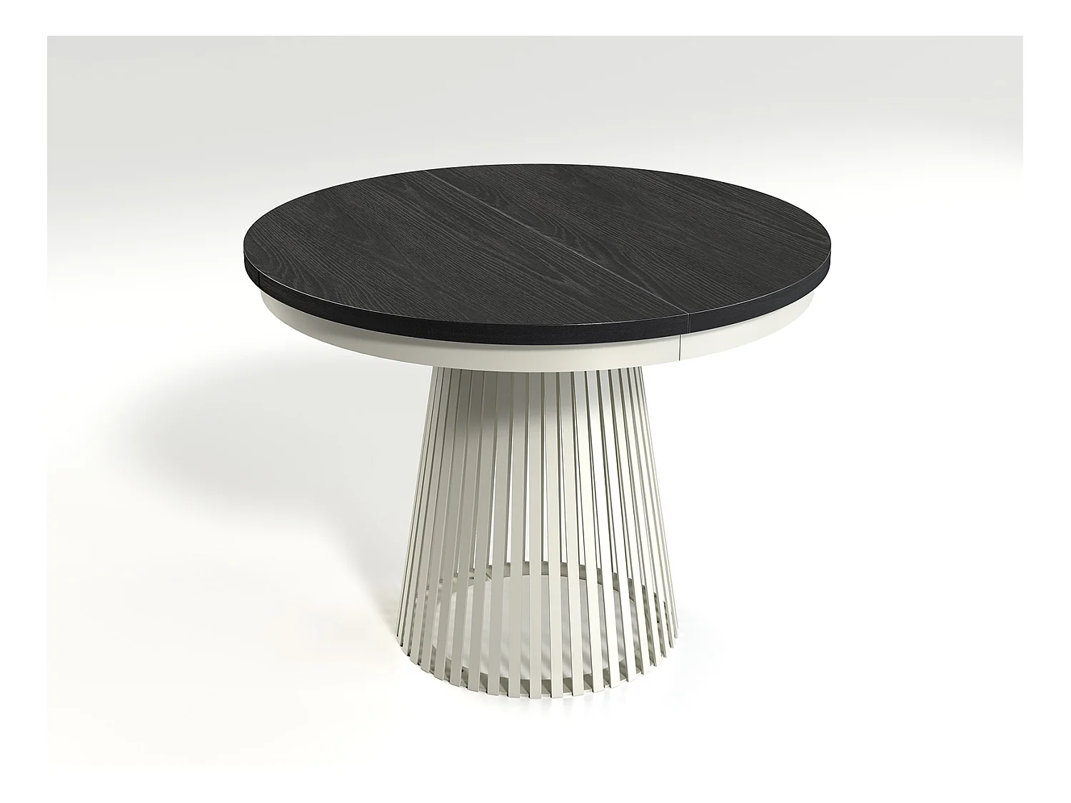 MINIO go for it, Ausziehbarer Tisch GORI schwarz Painflow/Kaschmir