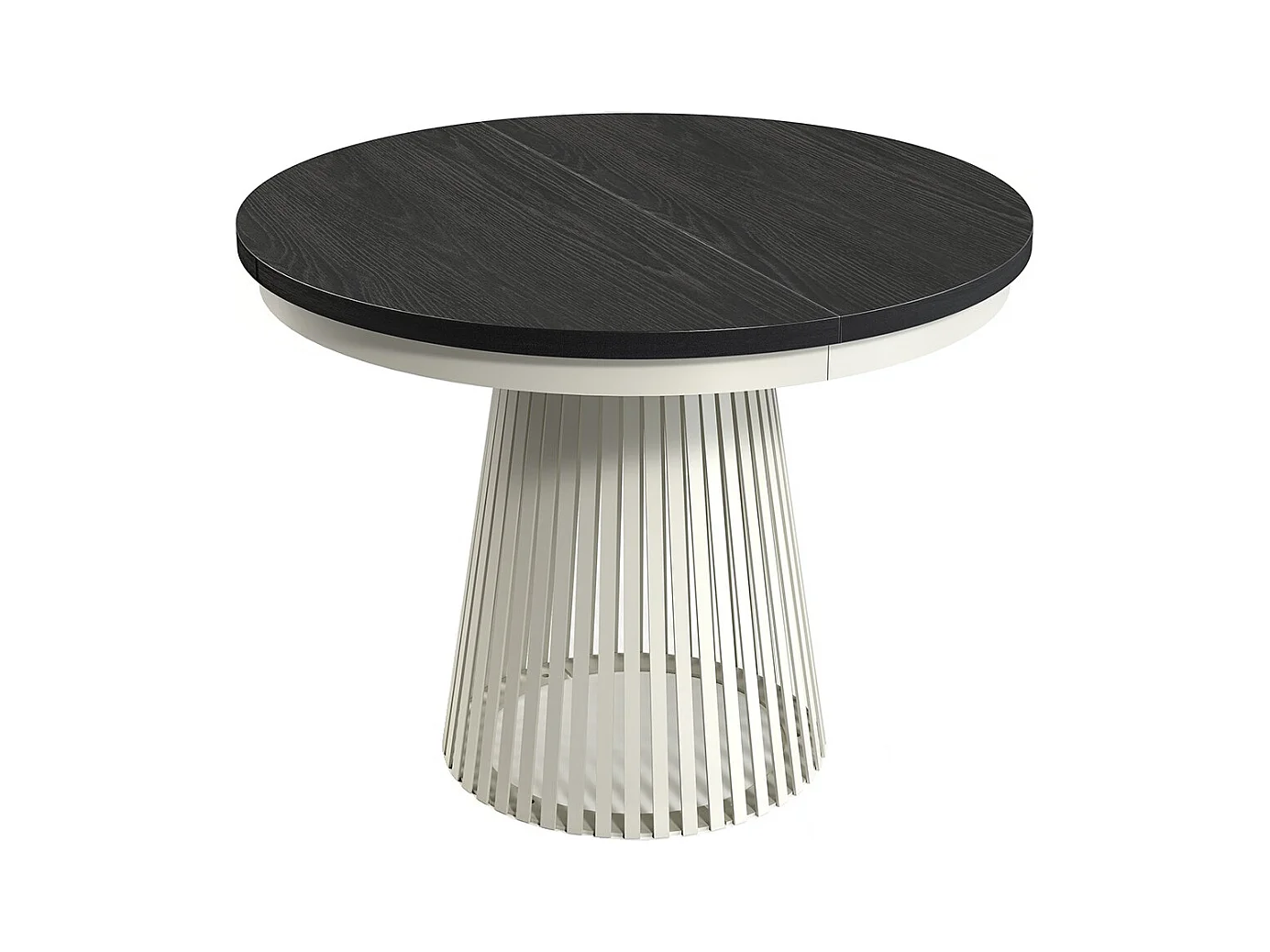 MINIO go for it, Ausziehbarer Tisch GORI schwarz Painflow/Kaschmir