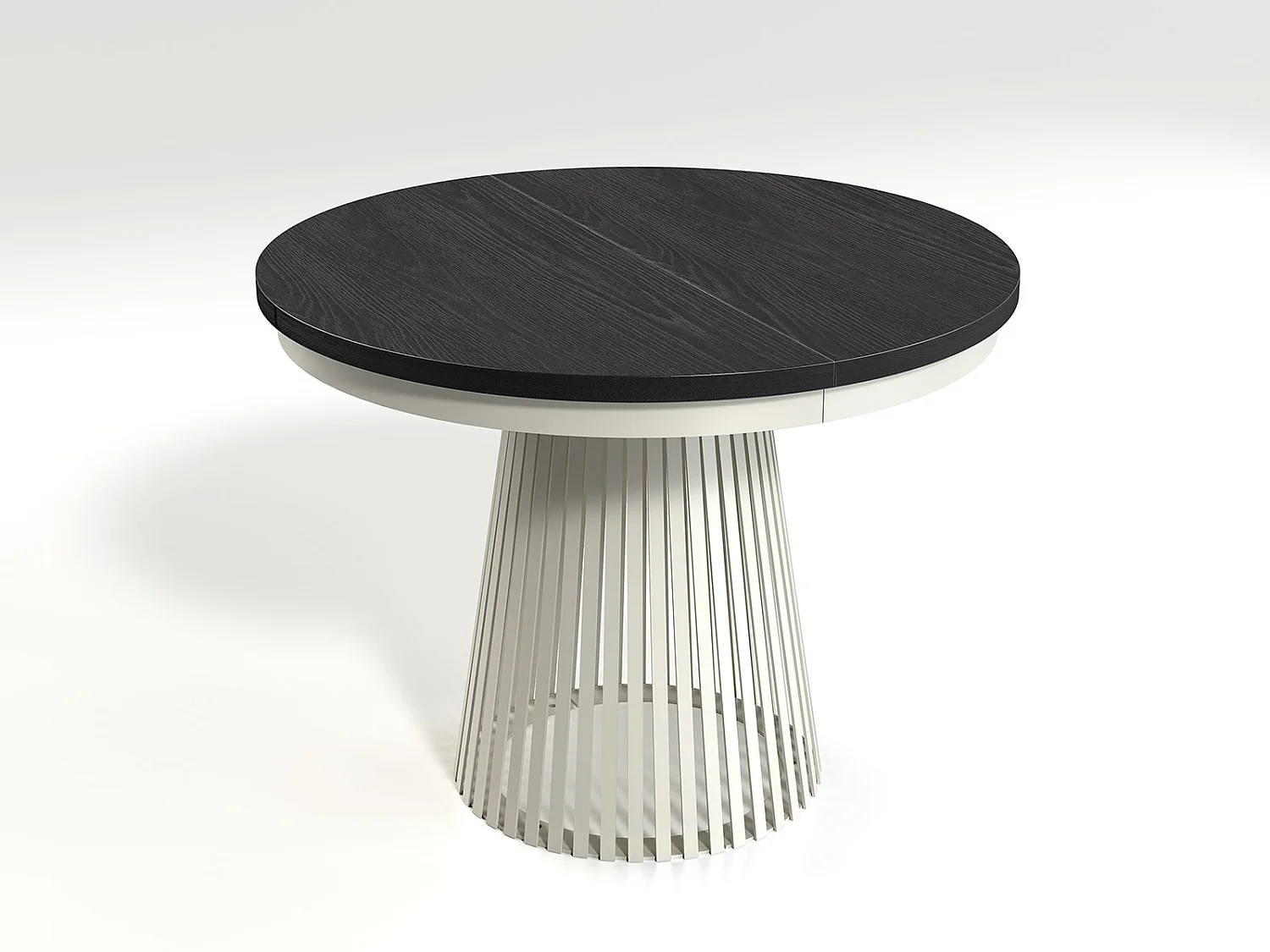 MINIO go for it, Ausziehbarer Tisch GORI schwarz Painflow/Kaschmir