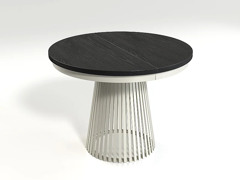 MINIO go for it, Table à rallonges GORI noir Painflow/cachemire