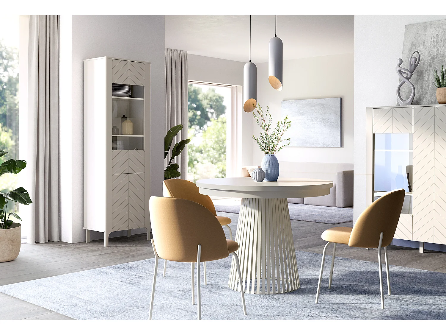 MINIO go for it, Ausziehbarer Tisch GORI in Kaschmir/Kaschmir