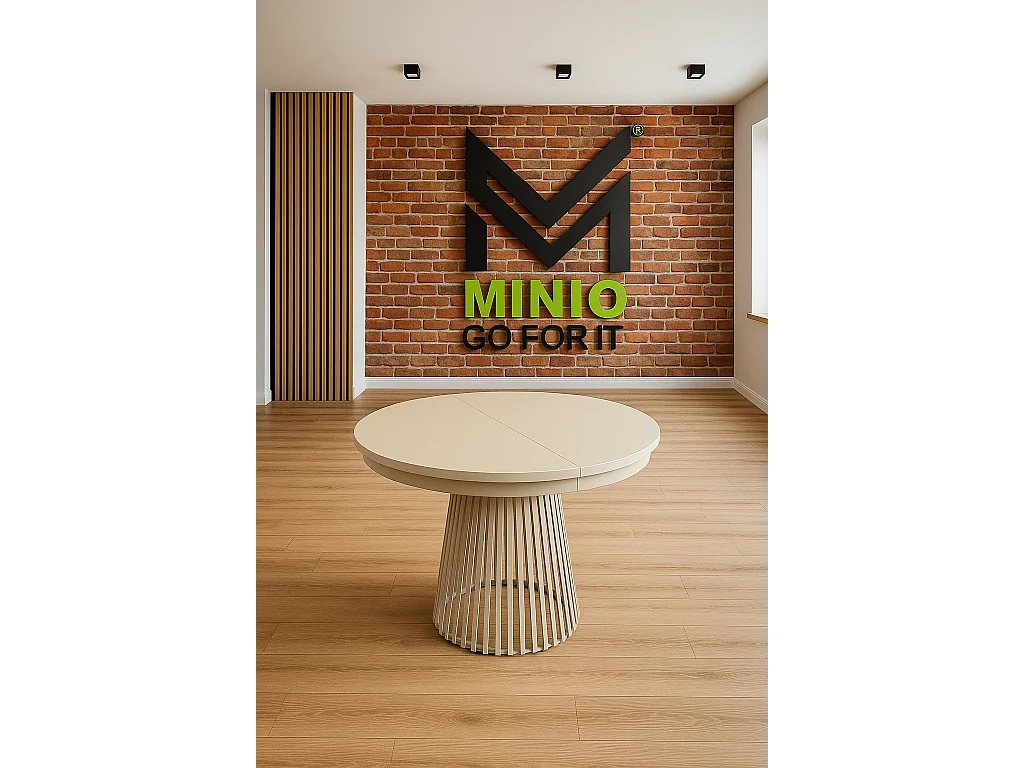 MINIO go for it, Table à rallonges GORI couleur cachemire/cachemire