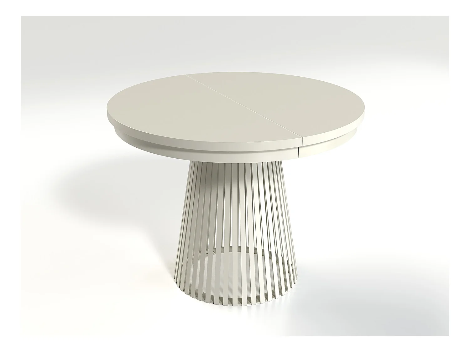 MINIO go for it, Table à rallonges GORI couleur noir Painflow/blanc