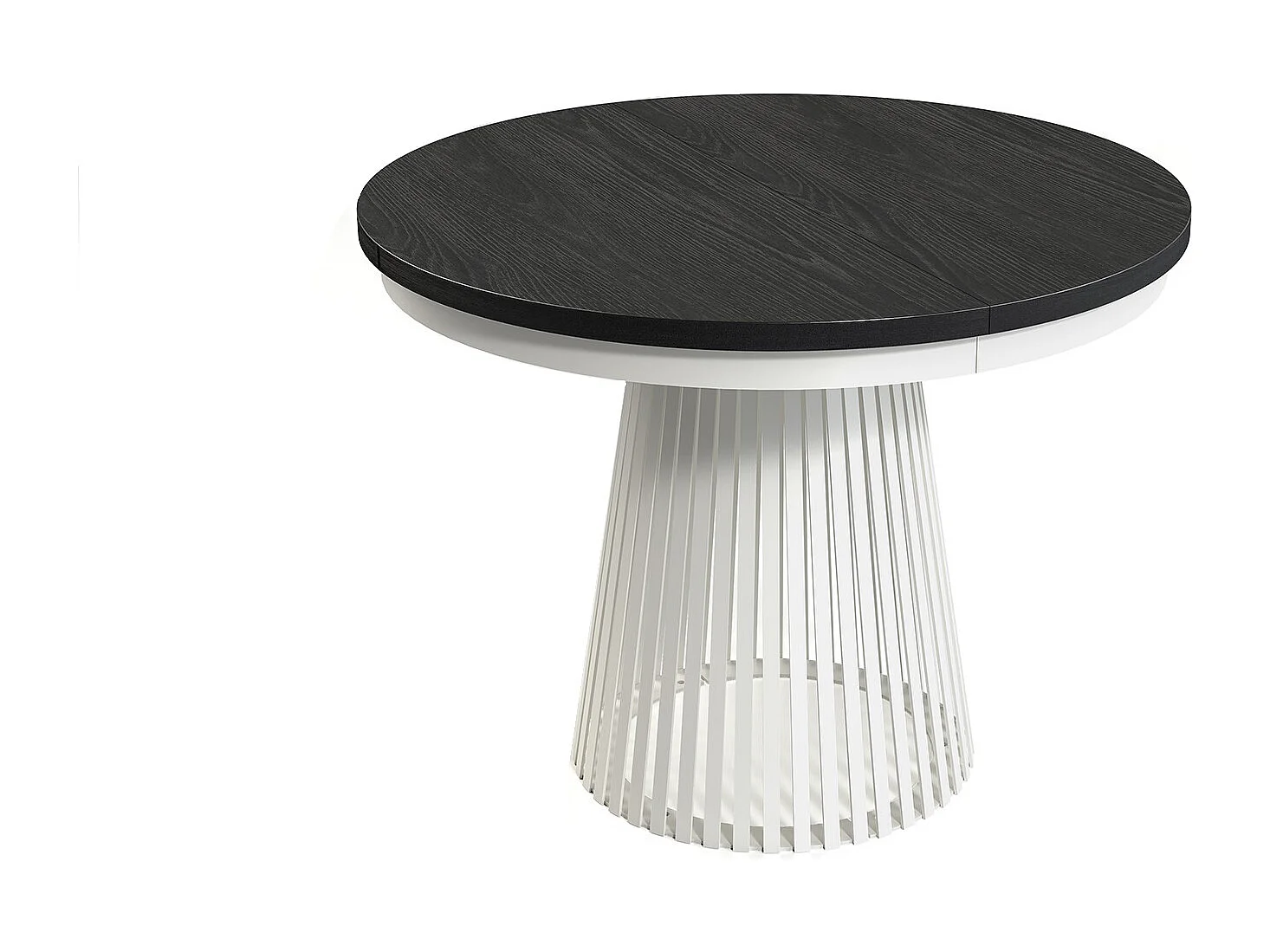 MINIO go for it, Stół rozkładany GORI w kolorze czarny Painflow/biały