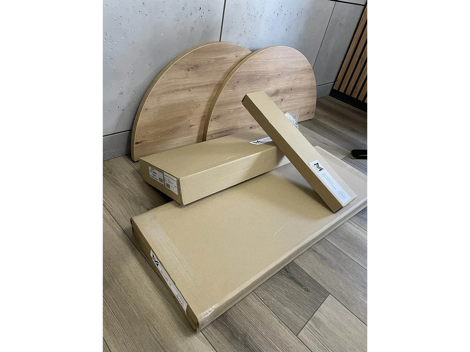 MINIO go for it, Table à rallonges GORI chêne artisan/noir