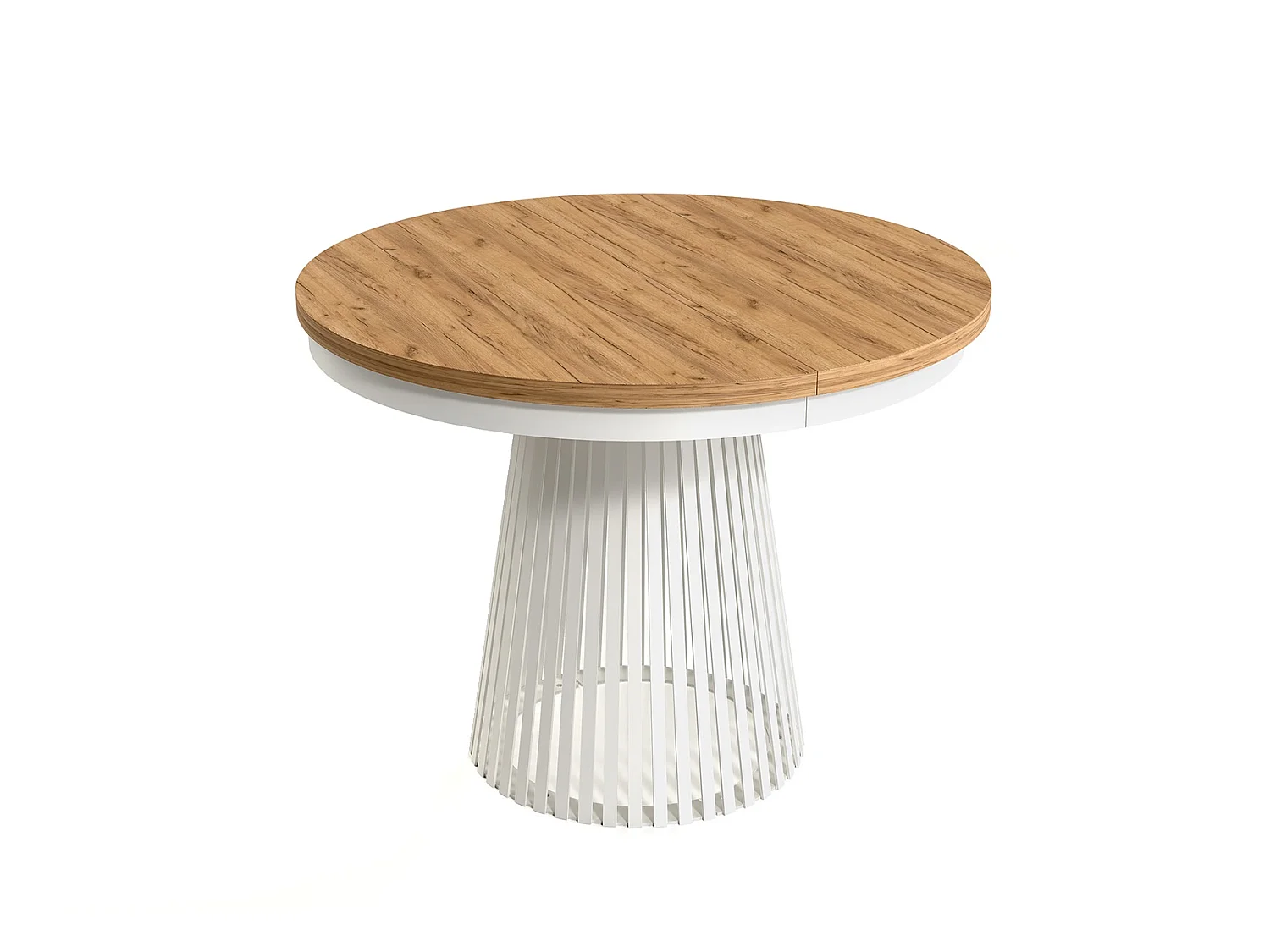 MINIO go for it, Stół rozkładany GORI w kolorze dąb craft złoty/biały