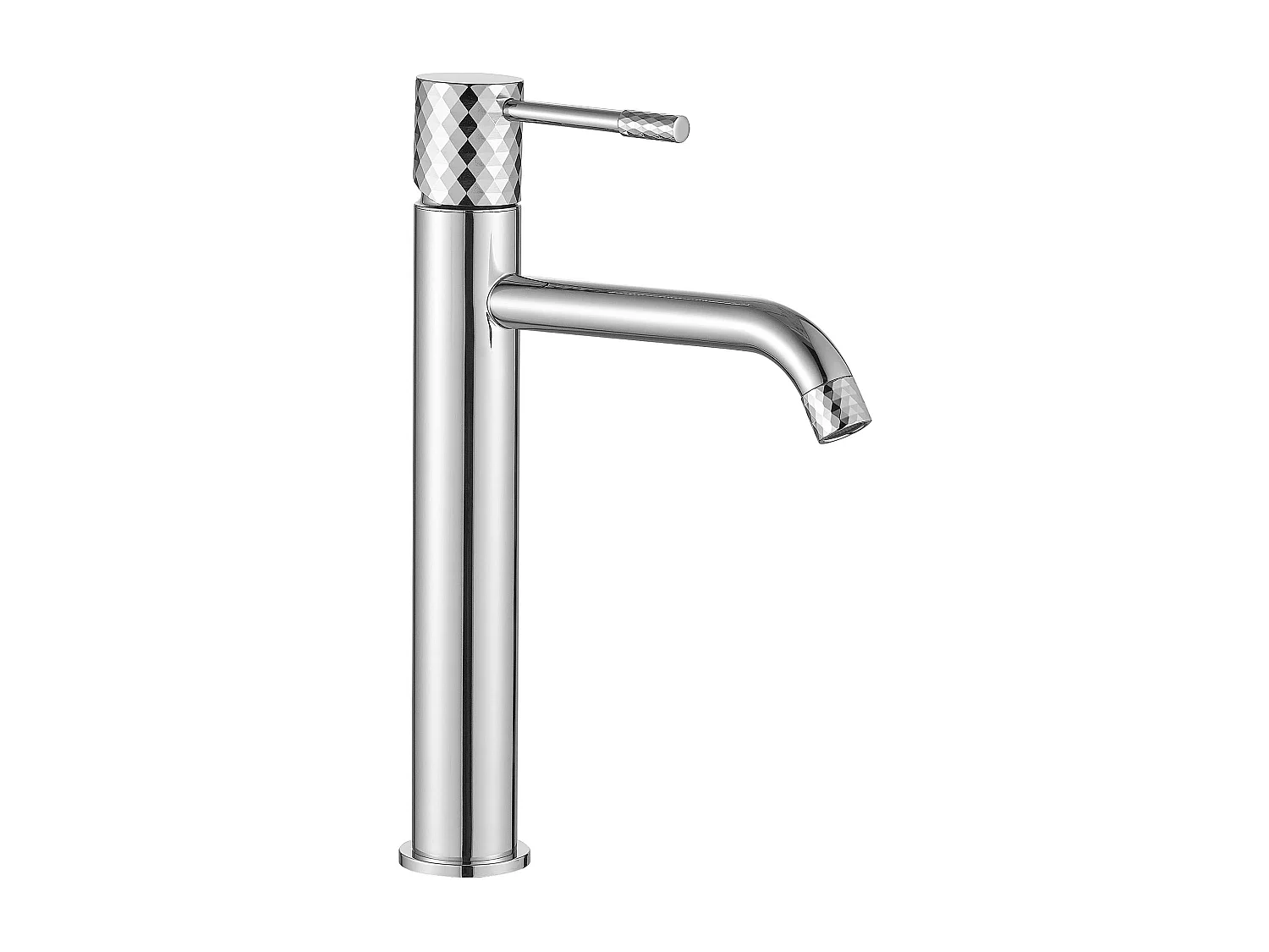 Rubinetto Da Lavabo Rea Lungo Diamond High Chrome