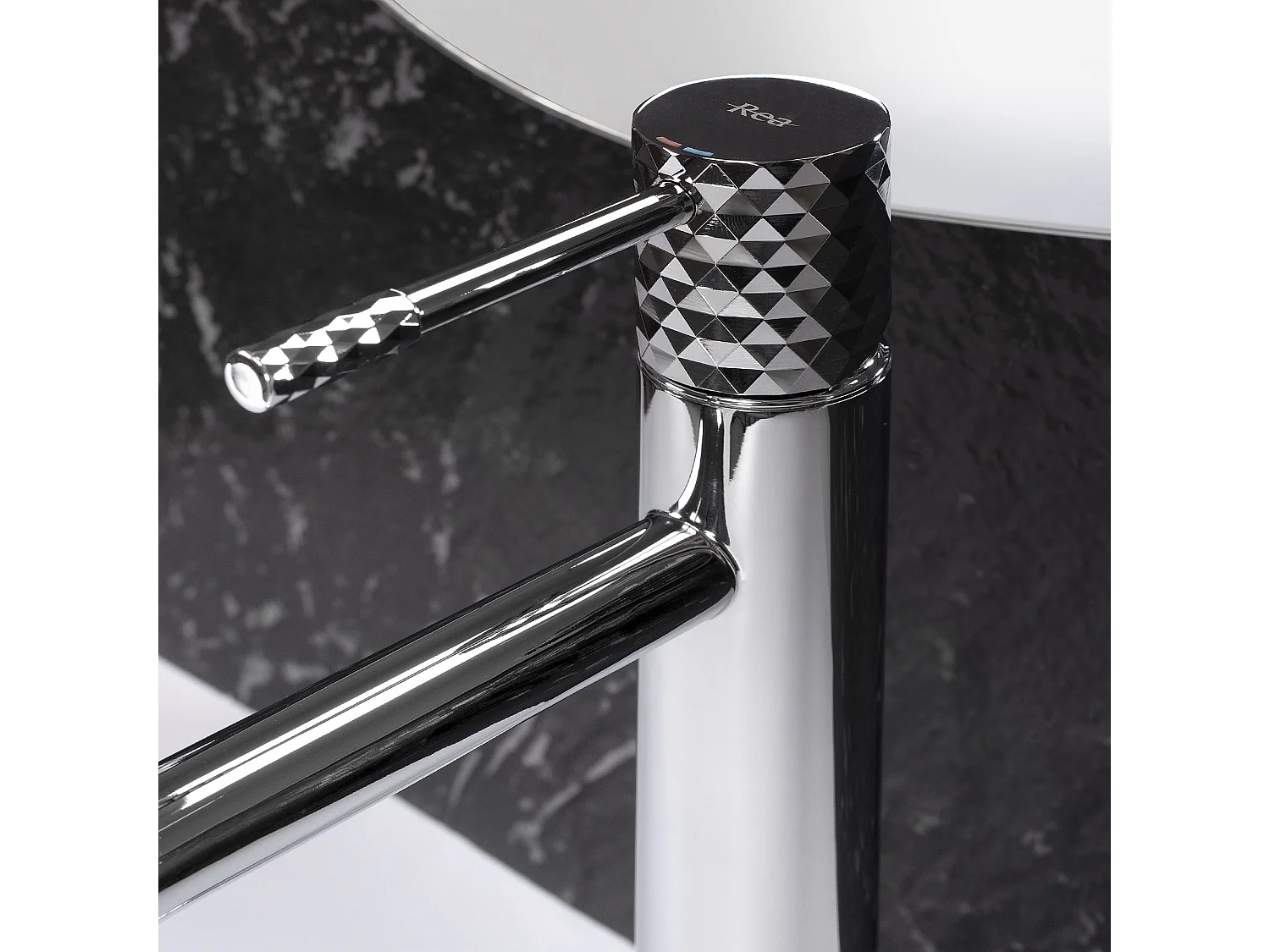 Rubinetto Da Lavabo Rea Lungo Diamond High Chrome