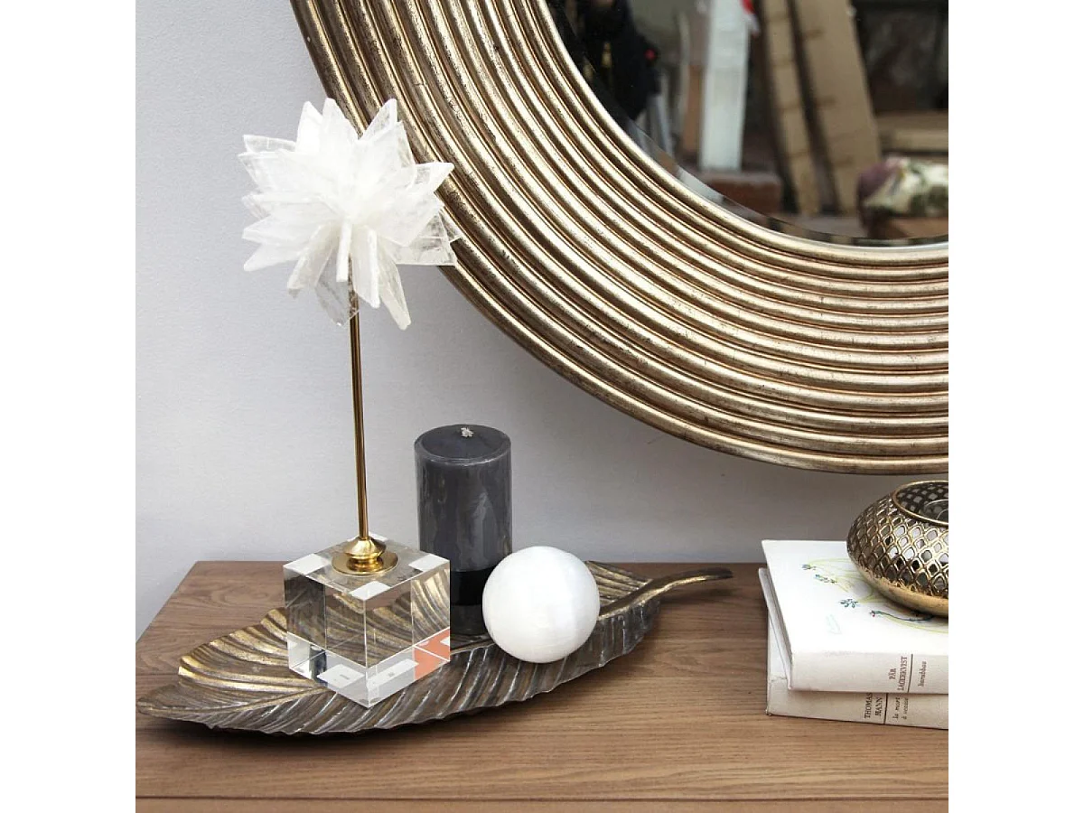 Vide-poche feuille en métal laitonné Métal Or - Chic Interior's