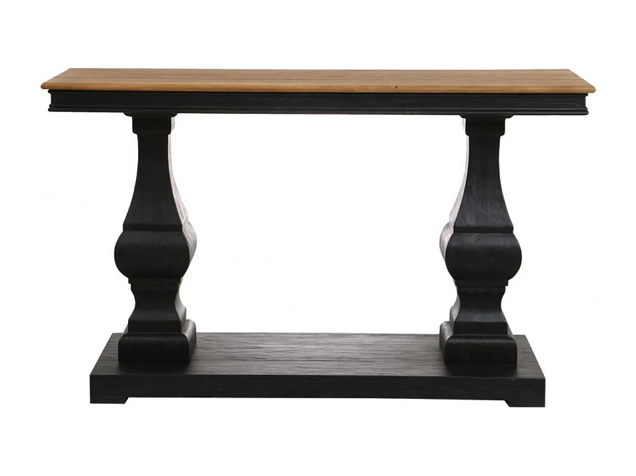 Console balustre Bois Noir - Héritage Interior's