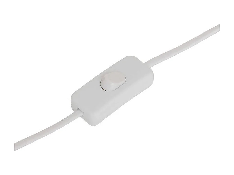 Lampe à Poser Champignon "Pola" 36cm Blanc & Naturel