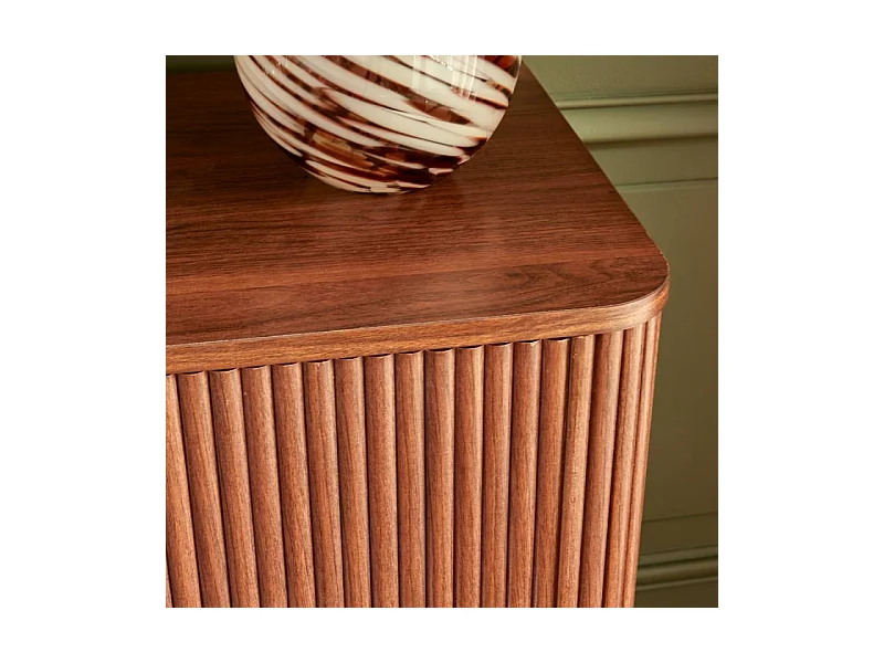 Buffet 2 portes effet noyer Wany Atmosphera