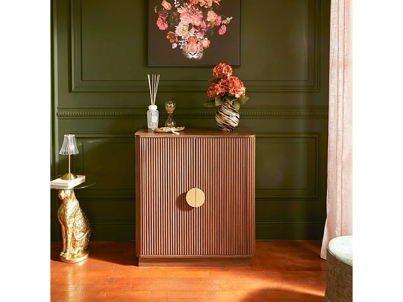 Buffet 2 portes effet noyer Wany Atmosphera