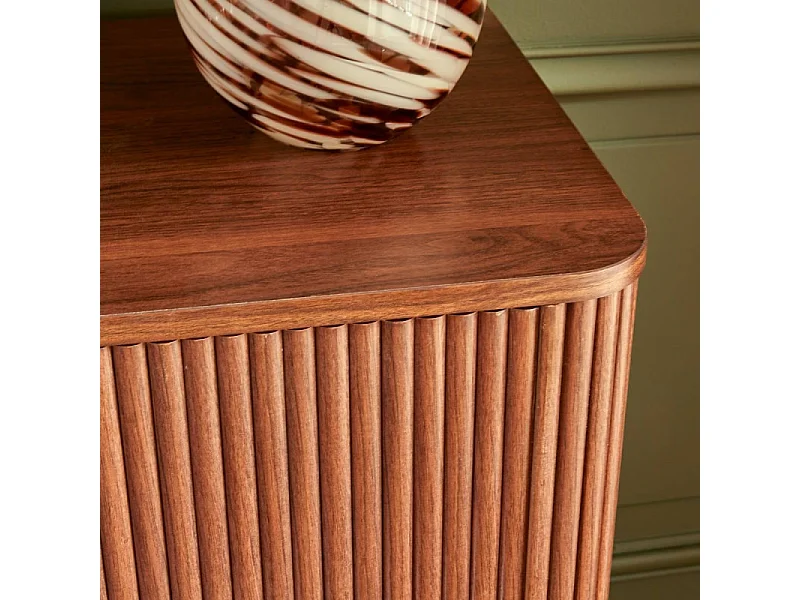 Buffet 2 portes effet noyer Wany Atmosphera