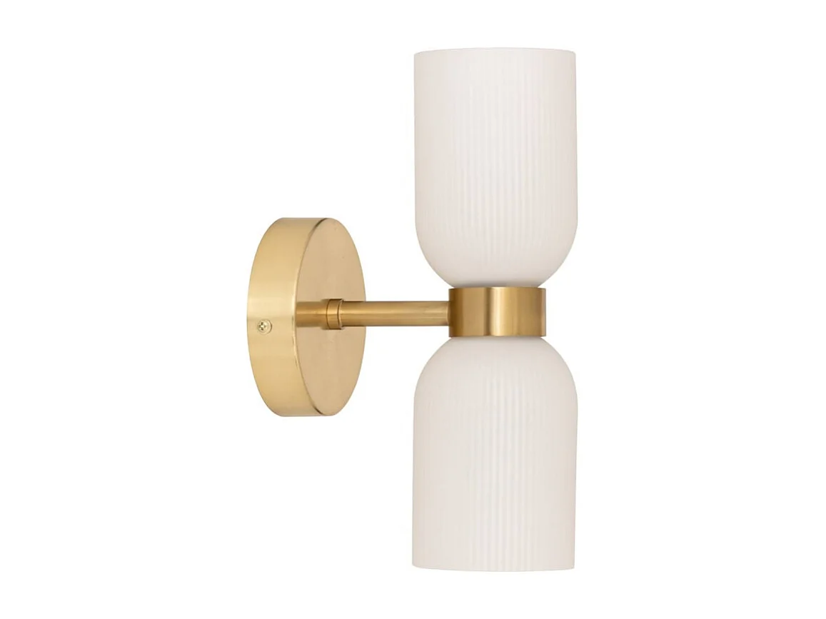 Applique Murale en Verre "Rio" 26cm Blanc