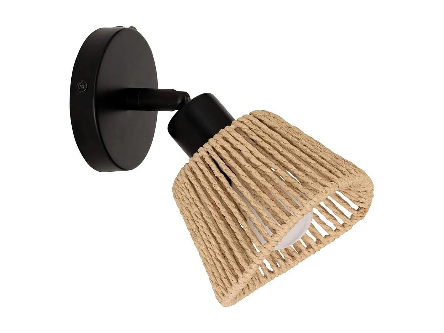 Applique Murale Orientable "Myha" 19cm Naturel