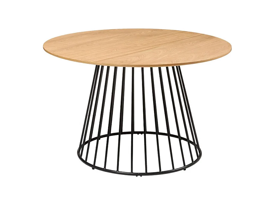 Table à Manger Design "Rayo" 120cm Naturel