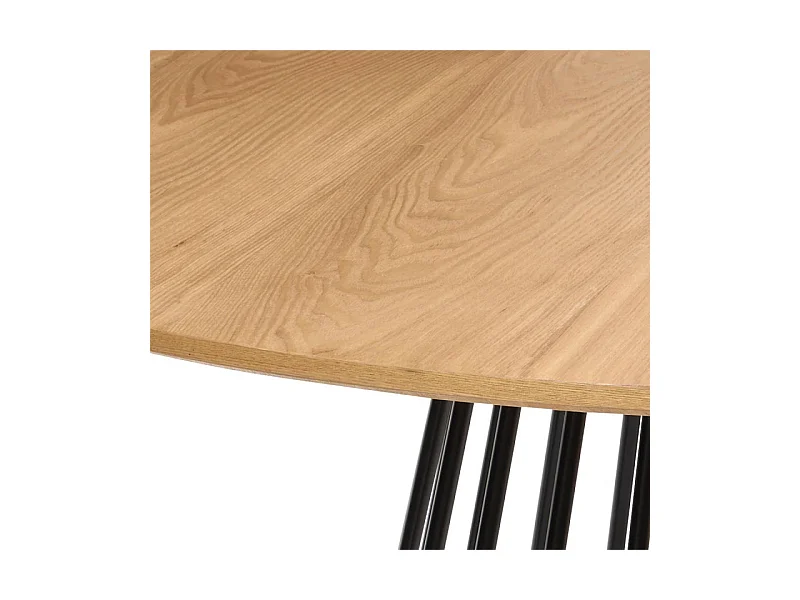 Table à Manger Design "Rayo" 120cm Naturel