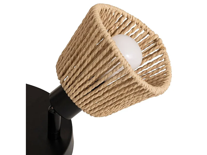 Plafonnier 3 Lampes Orientables "Myha" 25cm Naturel