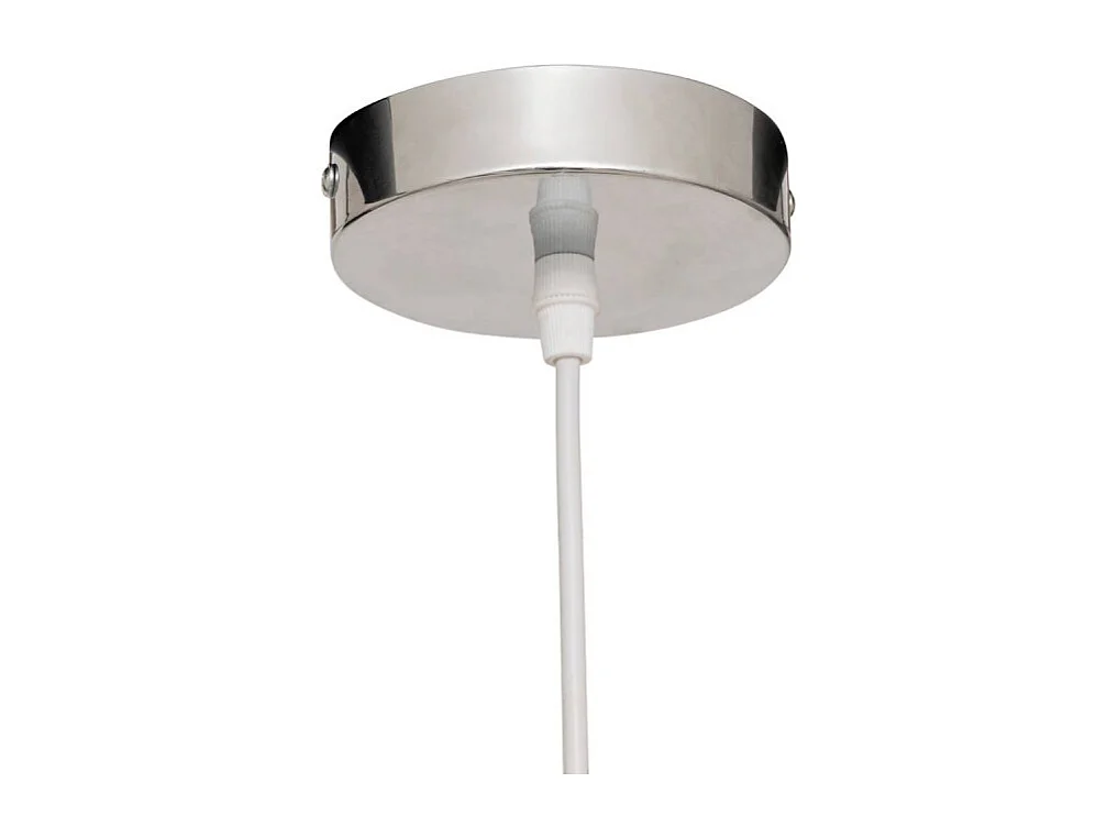 Lampe Suspension en Métal "Omia" 38cm Argent