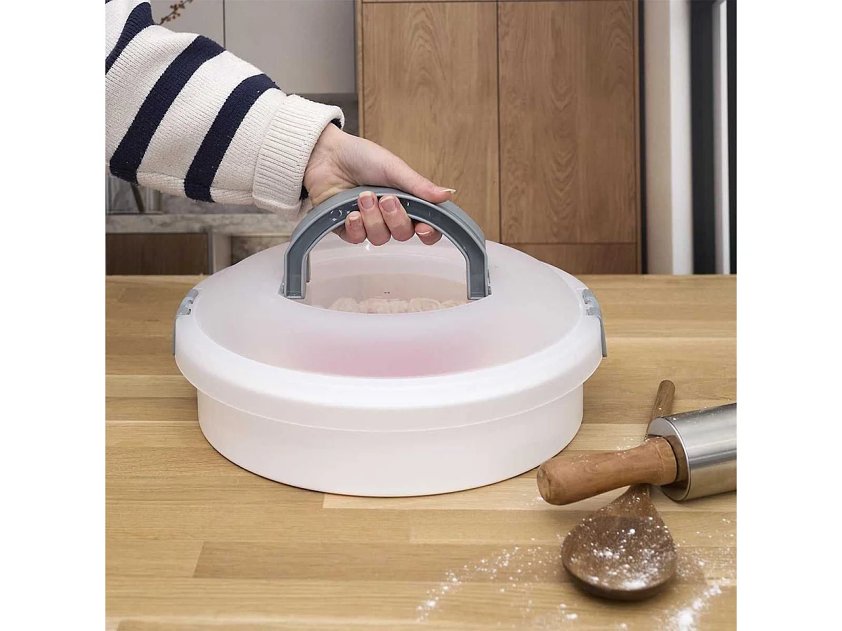 Boîte à gâteau de transport en plastique diamètre 30 cm