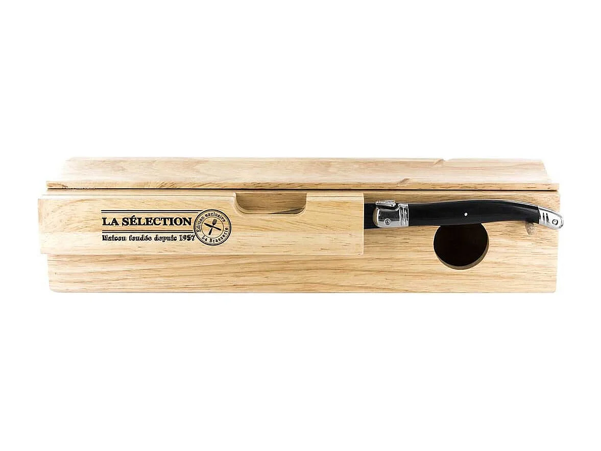 Cave à Saucisson en Bois avec Couteau - CHARLY