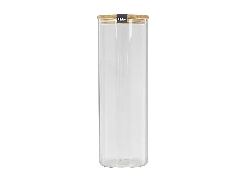 Bocal de Conservation 2L en Verre Couvercle Bambou - BAMPA