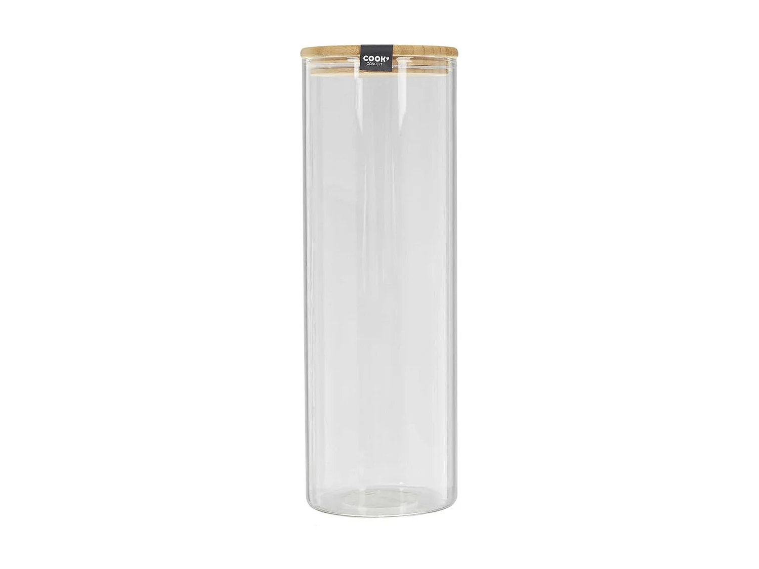 Bocal de Conservation 2L en Verre Couvercle Bambou - BAMPA