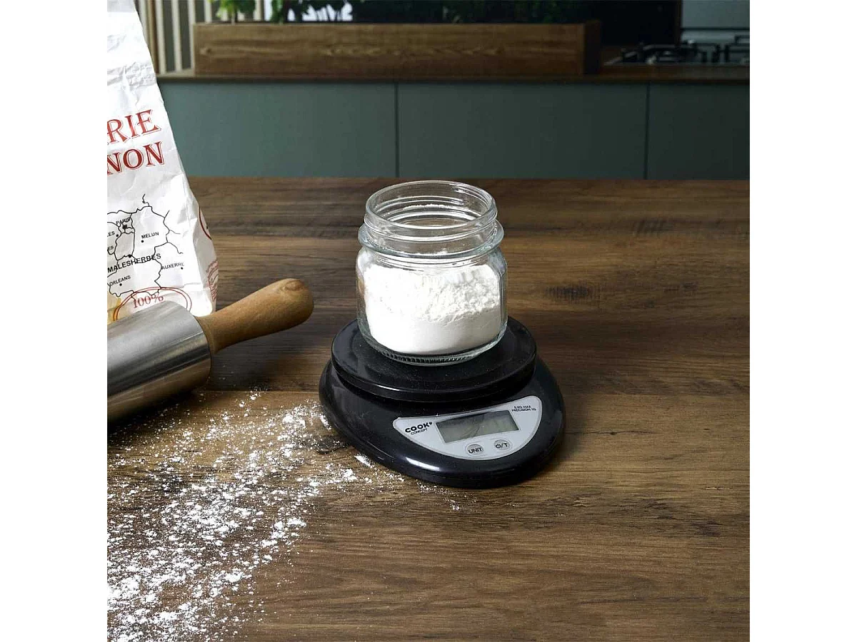 Balance de cuisine électronique noire