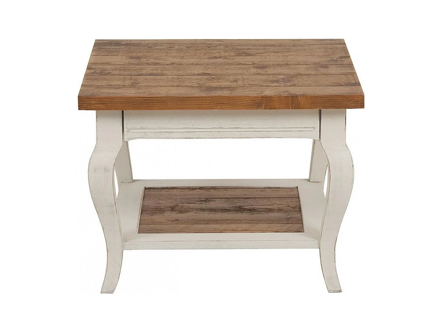 Bout de canapé Bois Blanc - Provence Interior's