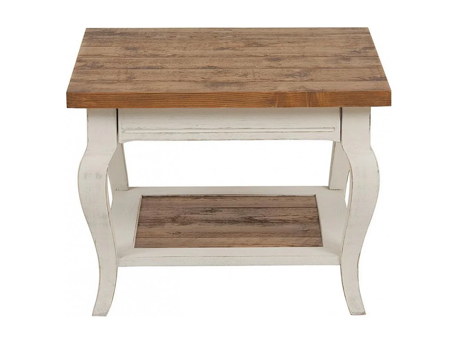 Bout de canapé Bois Blanc - Provence Interior's