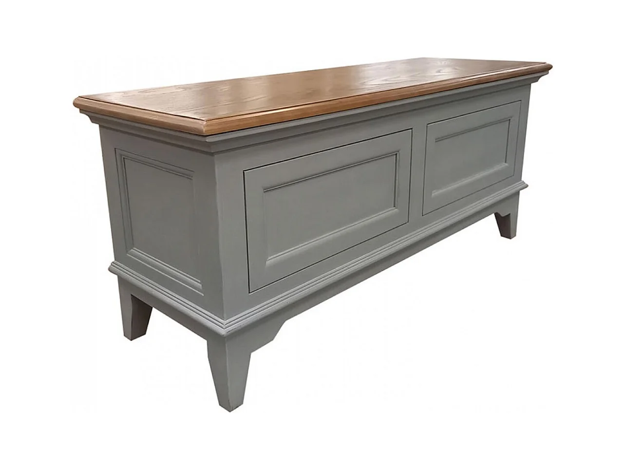 Meuble d'entrée module bas Bois Gris - Esquisse Interior's