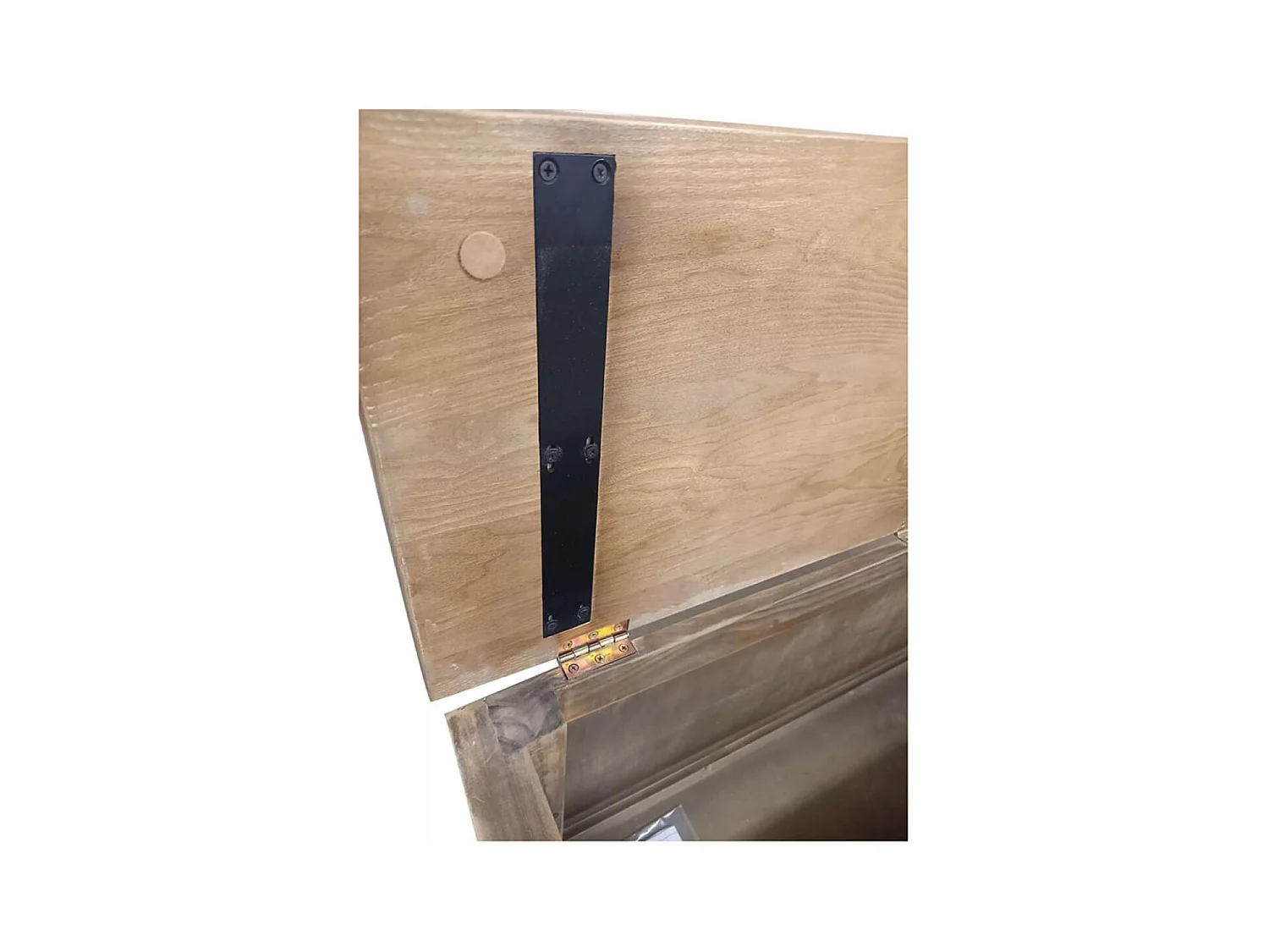 Meuble d'entrée module bas Bois Gris - Esquisse Interior's