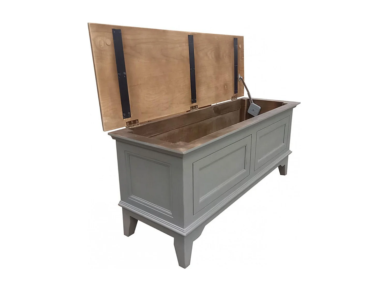 Meuble d'entrée module bas Bois Gris - Esquisse Interior's