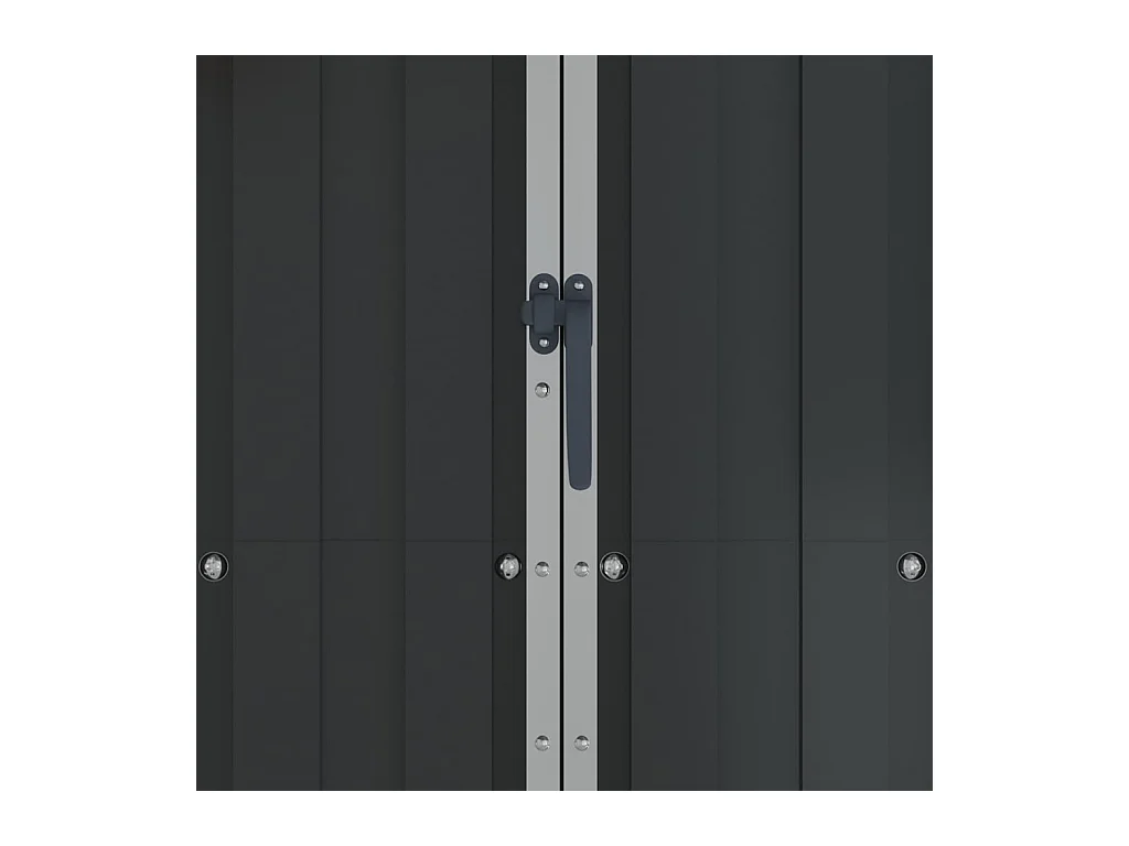 Orvault  Abri de jardin Anthracite 116x45x175 cm Acier galvanisé