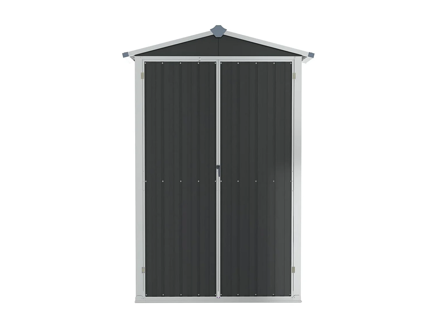Orvault  Abri de jardin Anthracite 116x45x175 cm Acier galvanisé