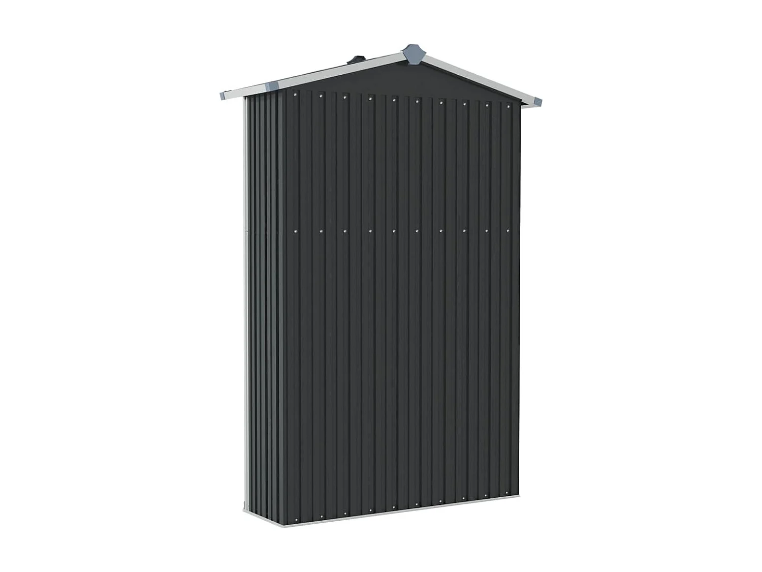 Orvault  Abri de jardin Anthracite 116x45x175 cm Acier galvanisé