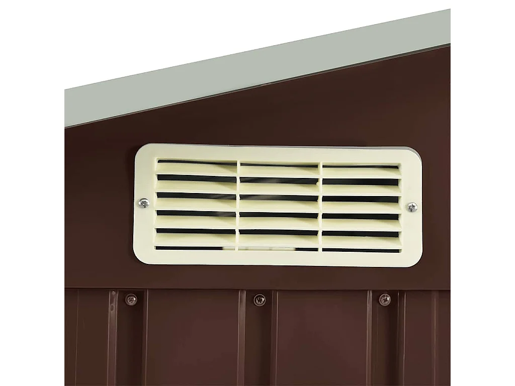 Rautalampi  Tuinschuur met rek 205x130x183 cm ijzer bruin