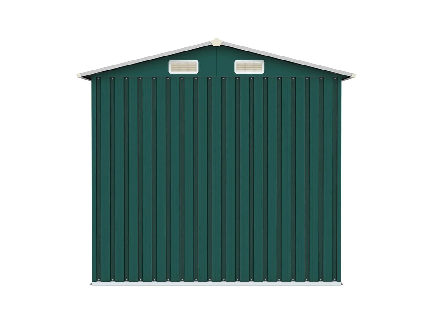 Iisakki  Abri de jardin Vert 205x129x183 cm Acier galvanisé