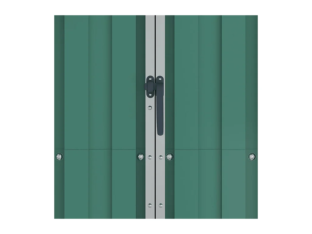 Orvault  Abri de jardin Vert 116x45x175 cm Acier galvanisé
