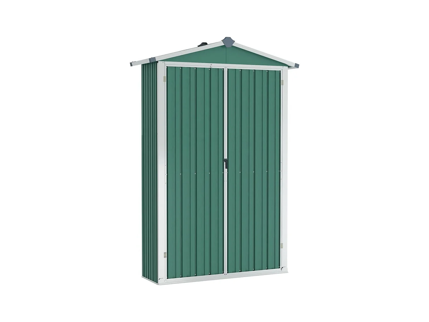 Orvault  Tuinschuur 116x45x175 cm gegalvaniseerd staal groen