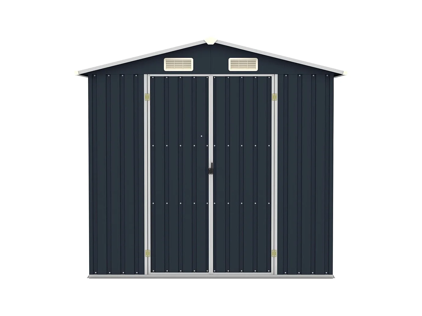 Iisakki  Abri de jardin Anthracite 205x129x183 cm Acier galvanisé