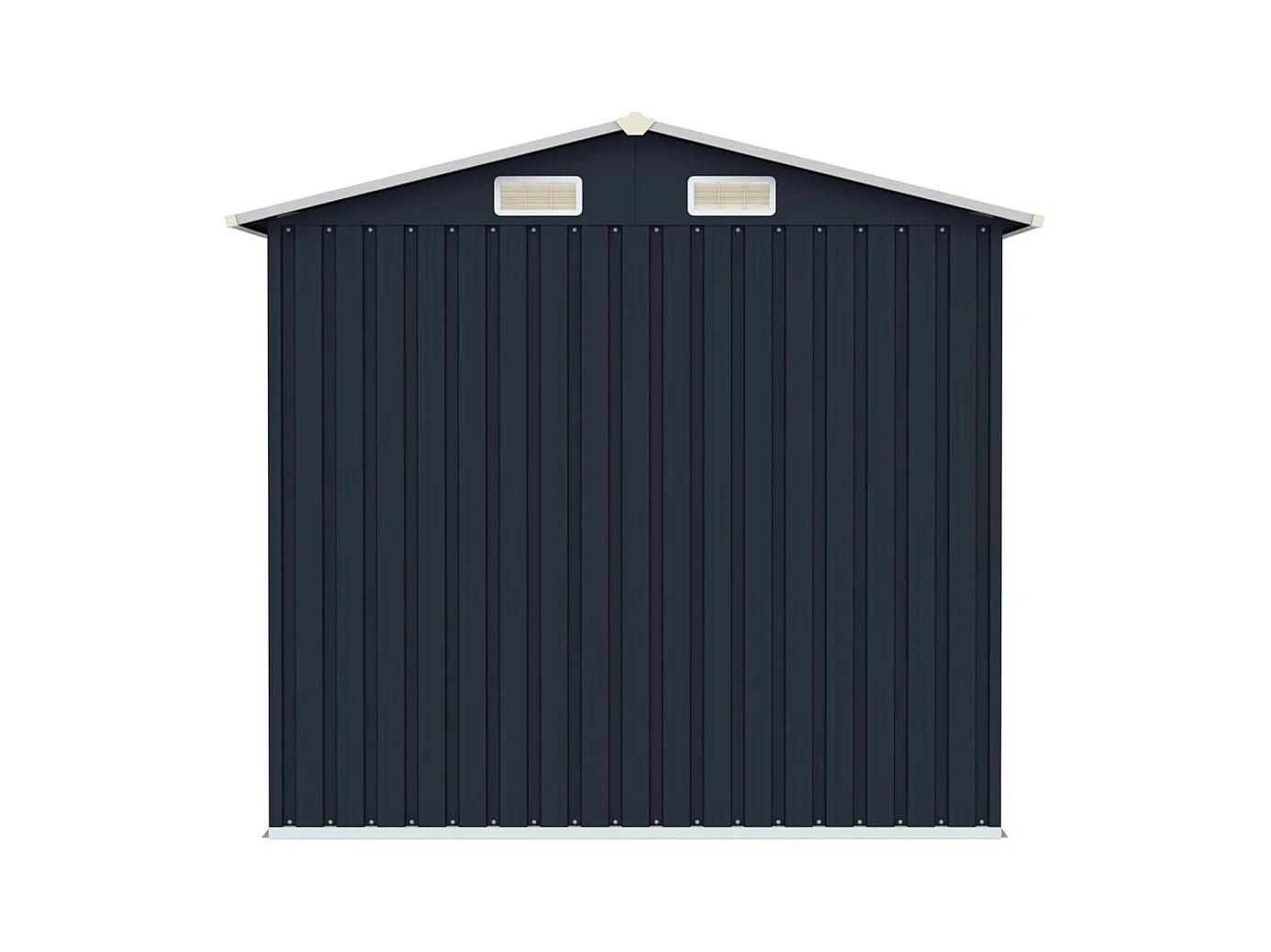 Iisakki  Abri de jardin Anthracite 205x129x183 cm Acier galvanisé