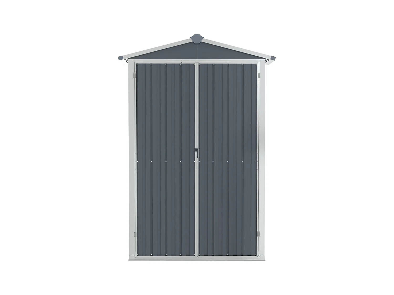 Orvault  Abri de jardin Gris 116x45x175 cm Acier galvanisé