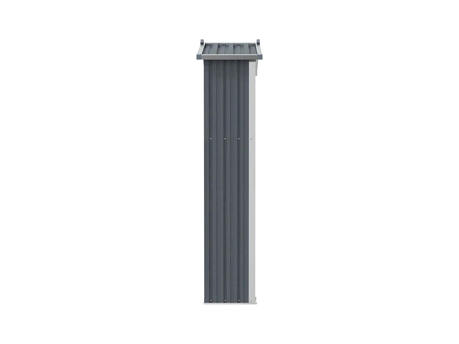 Orvault  Abri de jardin Gris 116x45x175 cm Acier galvanisé