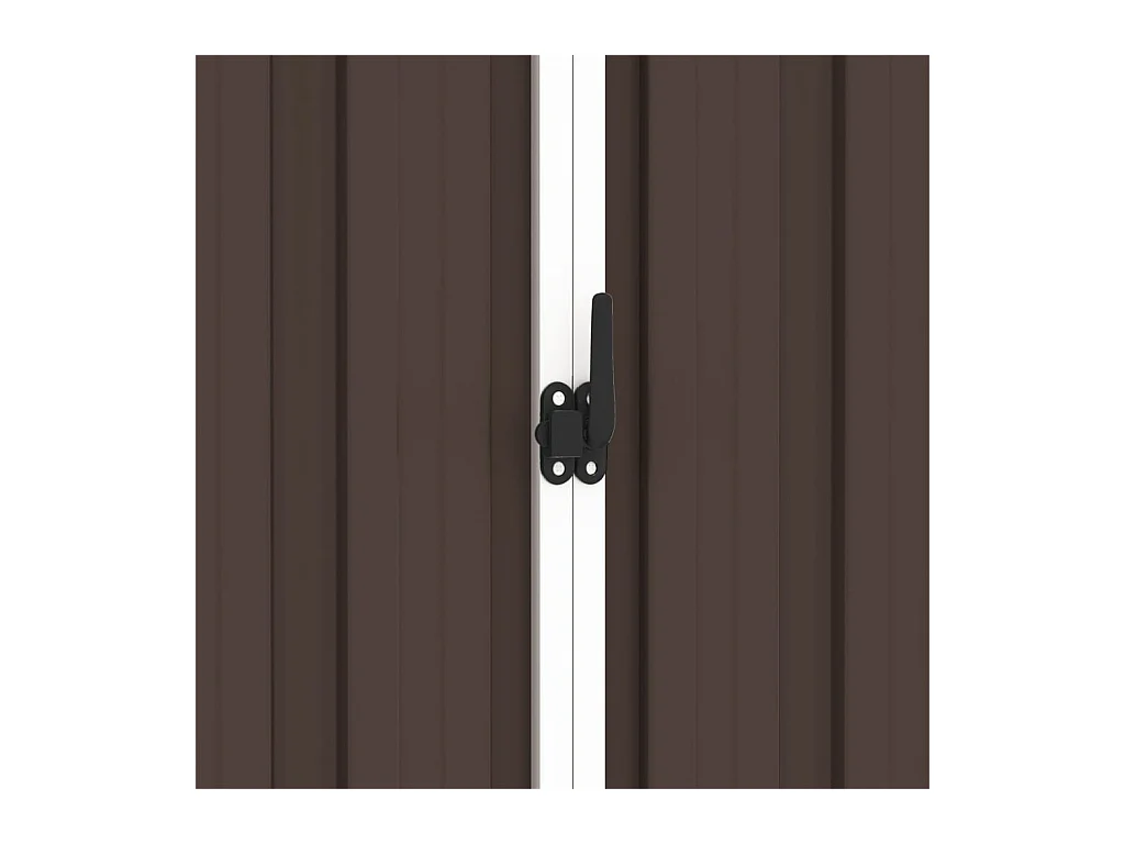 Iisakki  Abri de jardin Marron 205x129x183 cm Acier galvanisé