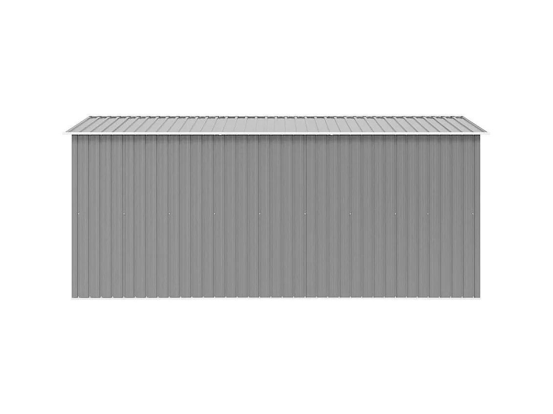 Zulema  Abri de jardin 257x392x181 cm Métal Gris