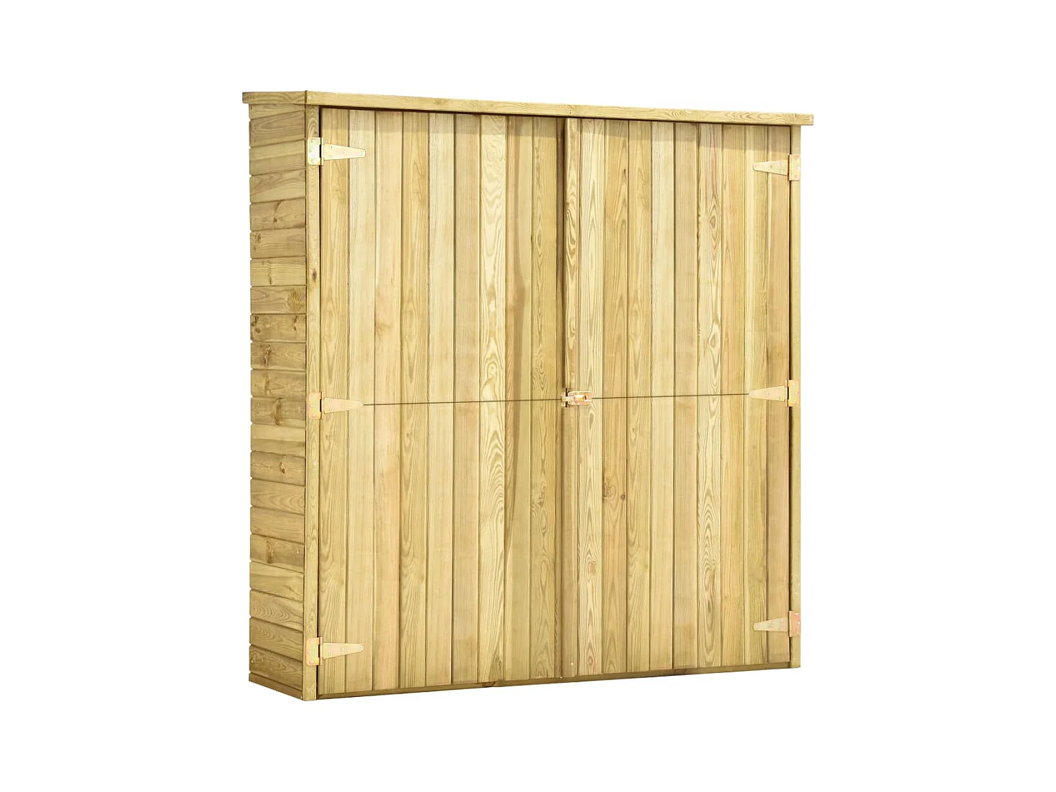 Arja  Abri à outils de jardin 163x50x171 cm Pinède imprégnée